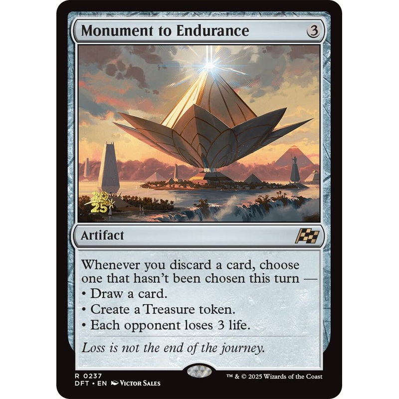 Monument to Endurance [Aetherdrift Prerelease Promos]