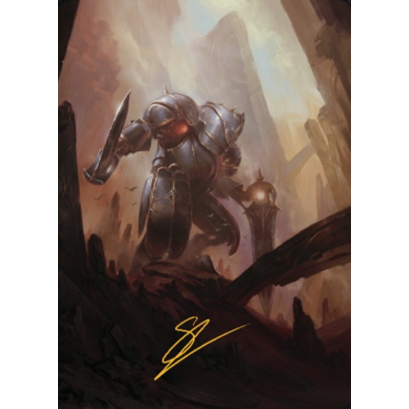 Mountain Art Card (Gold-Stamped Signature) [The Brothers' War Art Series]