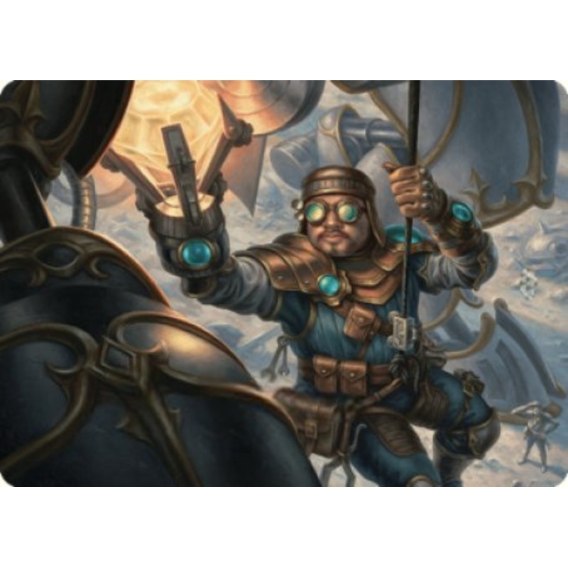 Powerstone Engineer Art Card [The Brothers' War Art Series]