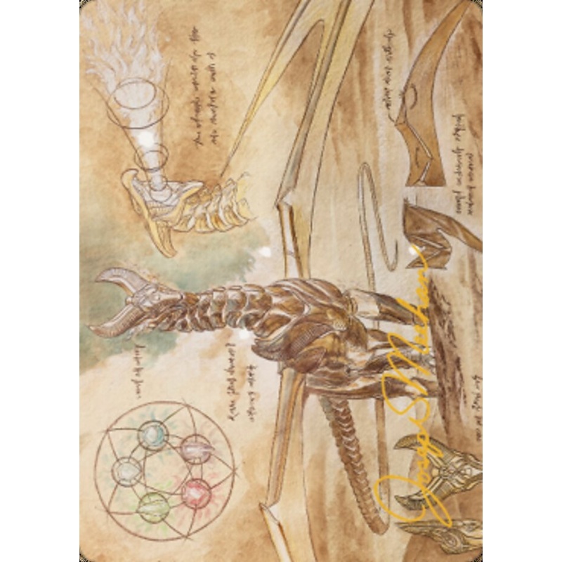 Ramos, Dragon Engine Art Card (Gold-Stamped Signature) [The Brothers' War Art Series]