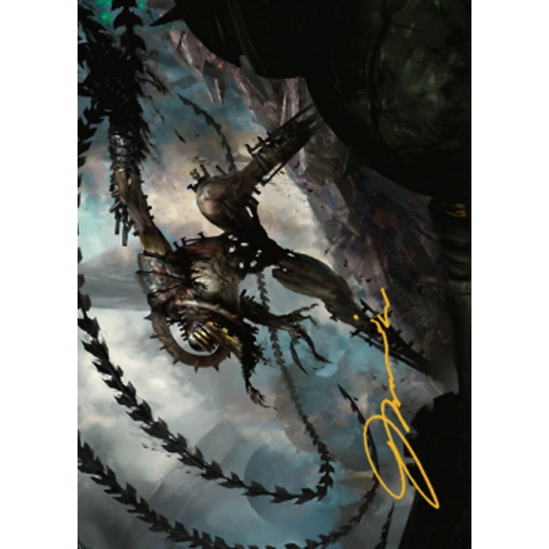 Razorlash Transmogrant Art Card (Gold-Stamped Signature) [The Brothers' War Art Series]