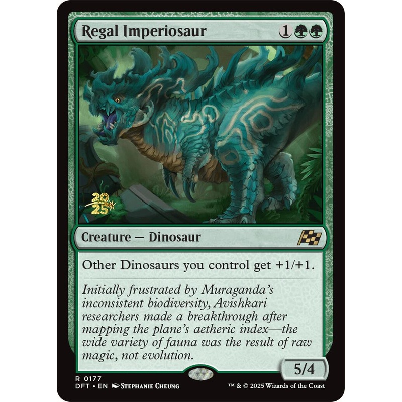 Regal Imperiosaur [Aetherdrift Prerelease Promos]