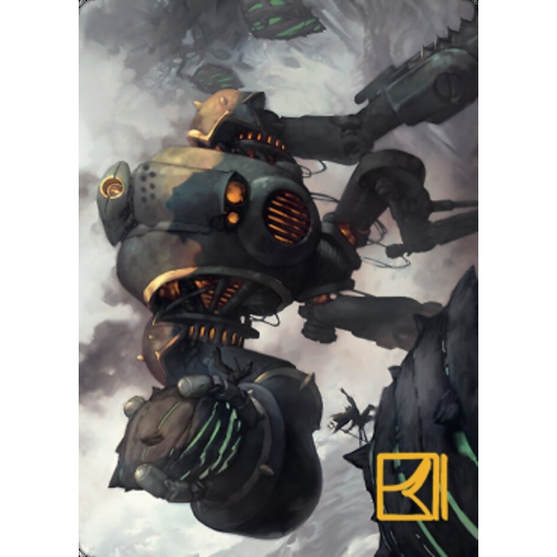 Rust Goliath Art Card (Gold-Stamped Signature) [The Brothers' War Art Series]