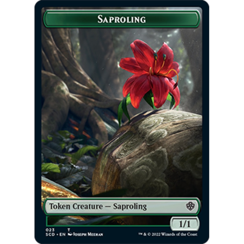 Saproling // Cat Double-Sided Token [Starter Commander Decks]