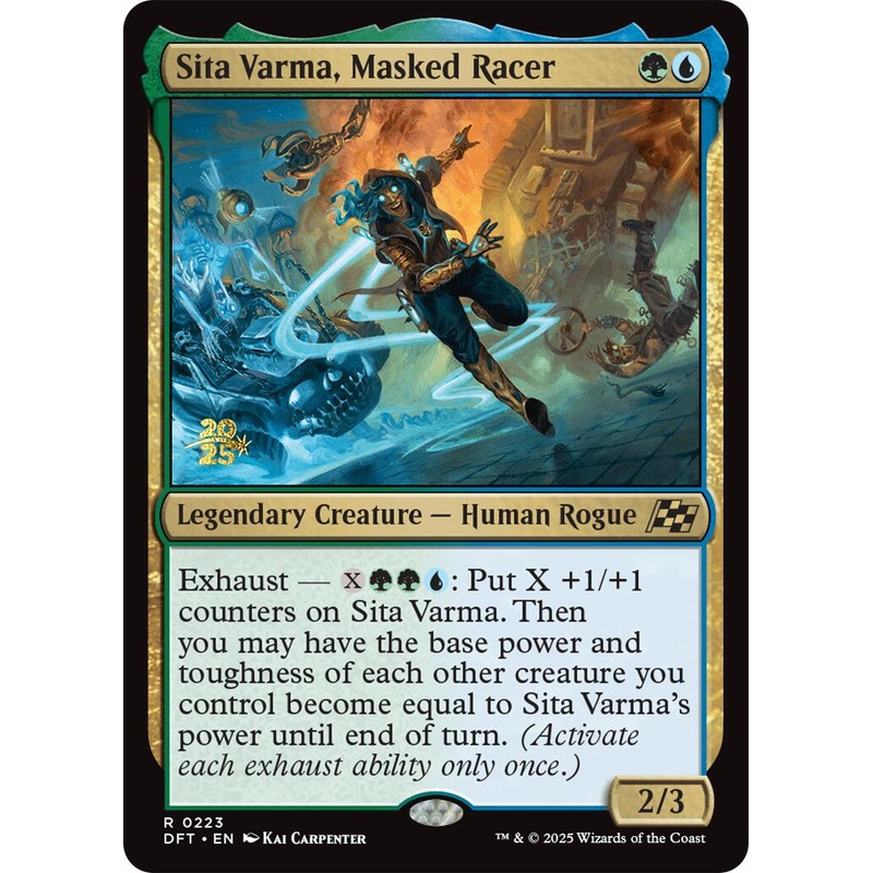 Sita Varma, Masked Racer [Aetherdrift Prerelease Promos]
