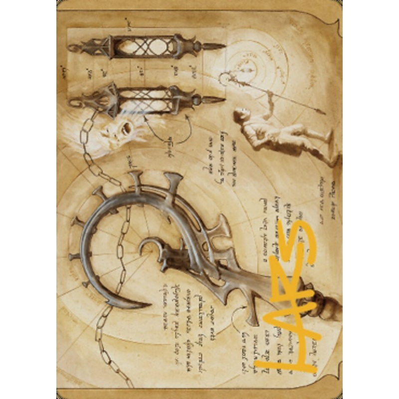 Soul-Guide Lantern Art Card (Gold-Stamped Signature) [The Brothers' War Art Series]