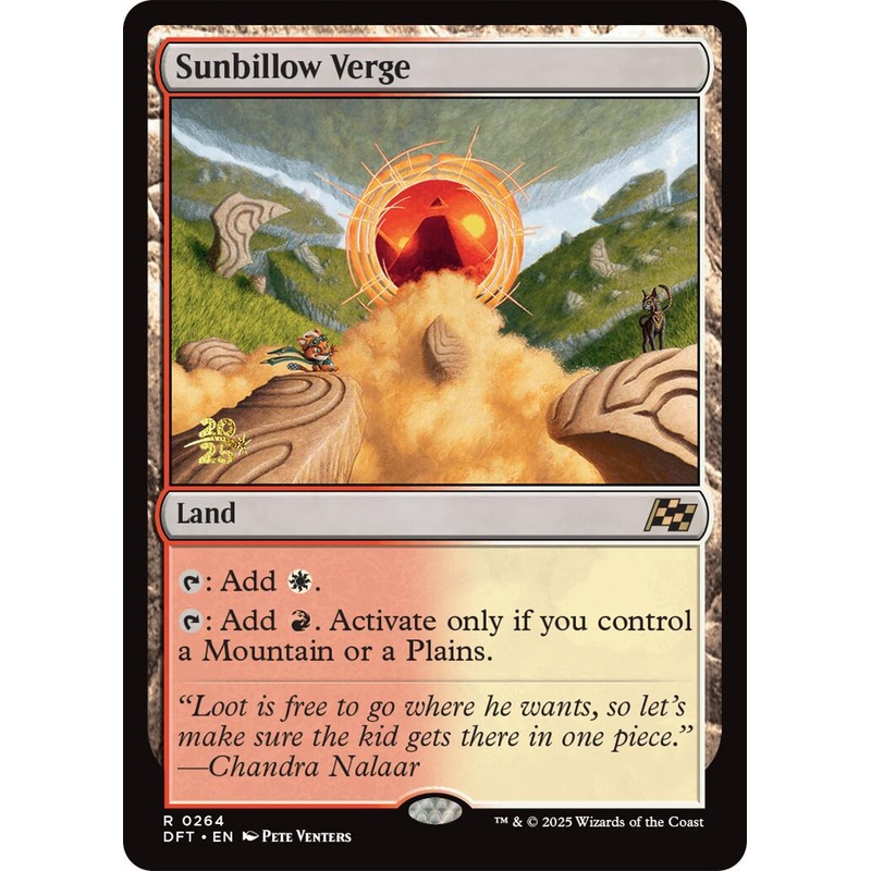 Sunbillow Verge [Aetherdrift Prerelease Promos]