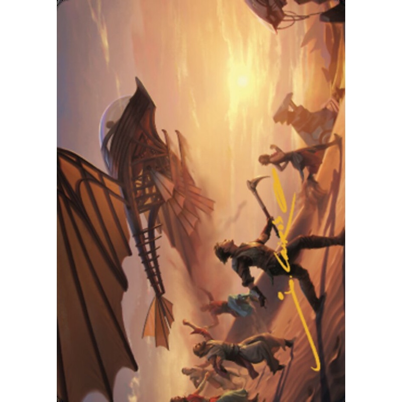 Take Flight Art Card (Gold-Stamped Signature) [The Brothers' War Art Series]