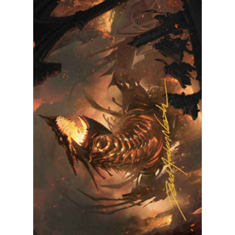 The Fall of Kroog Art Card (Gold-Stamped Signature) [The Brothers' War Art Series]