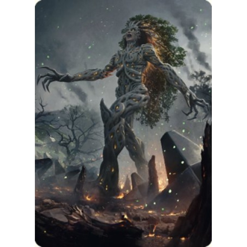 Titania, Gaea Incarnate Art Card [The Brothers' War Art Series]