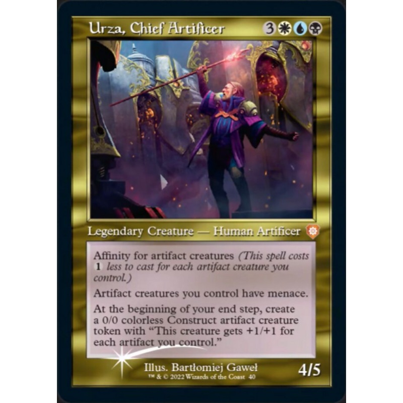 Urza, Chief Artificer (040) (Retro) (Display Commander) [The Brothers' War Commander]