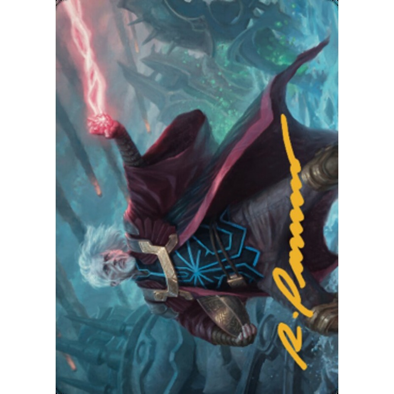 Urza, Lord Protector Art Card (Gold-Stamped Signature) [The Brothers' War Art Series]