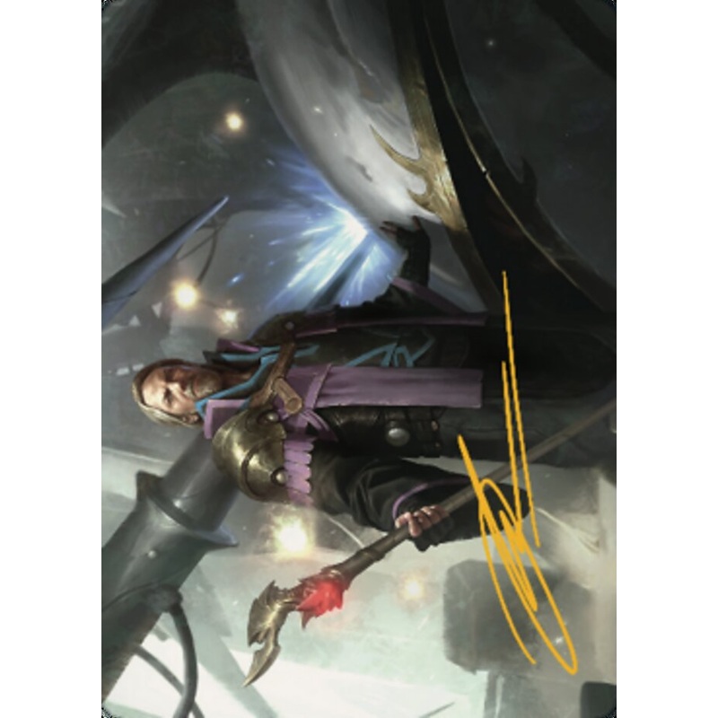 Urza, Prince of Kroog Art Card (Gold-Stamped Signature) [The Brothers' War Art Series]