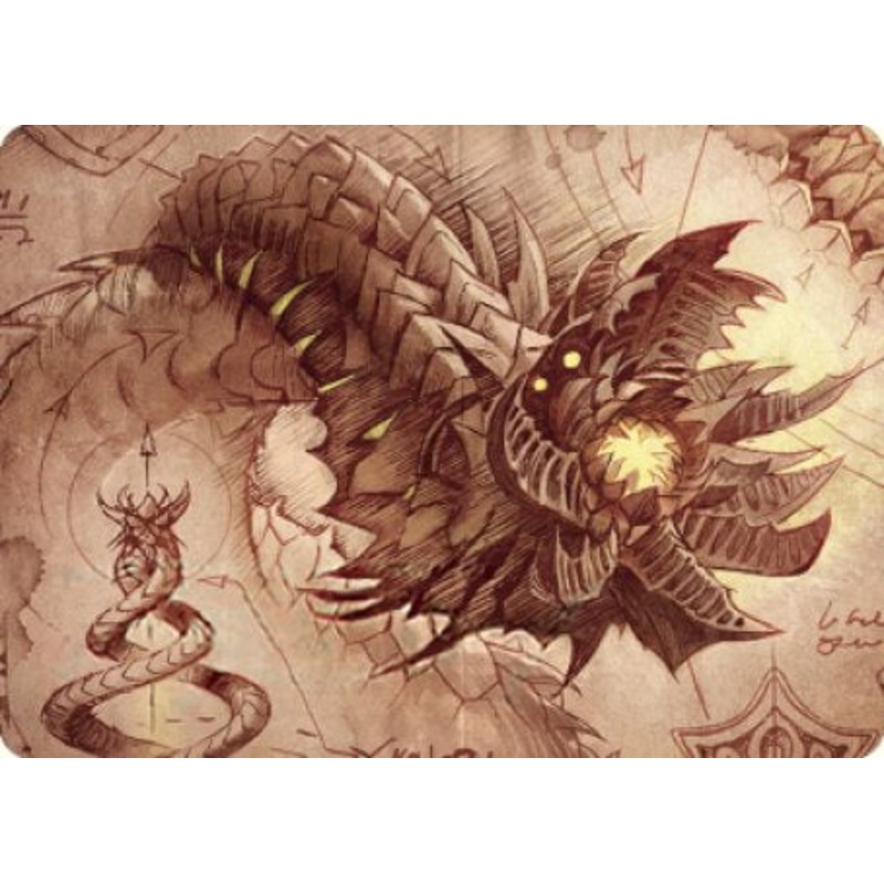 Wurmcoil Engine Art Card [The Brothers' War Art Series]
