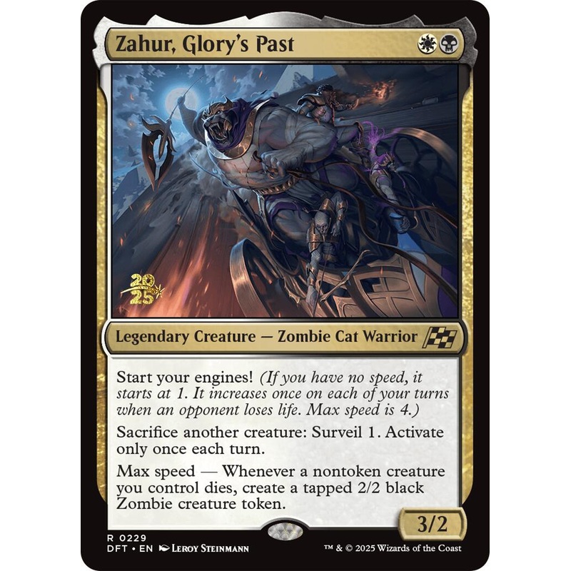 Zahur, Glory's Past [Aetherdrift Prerelease Promos]