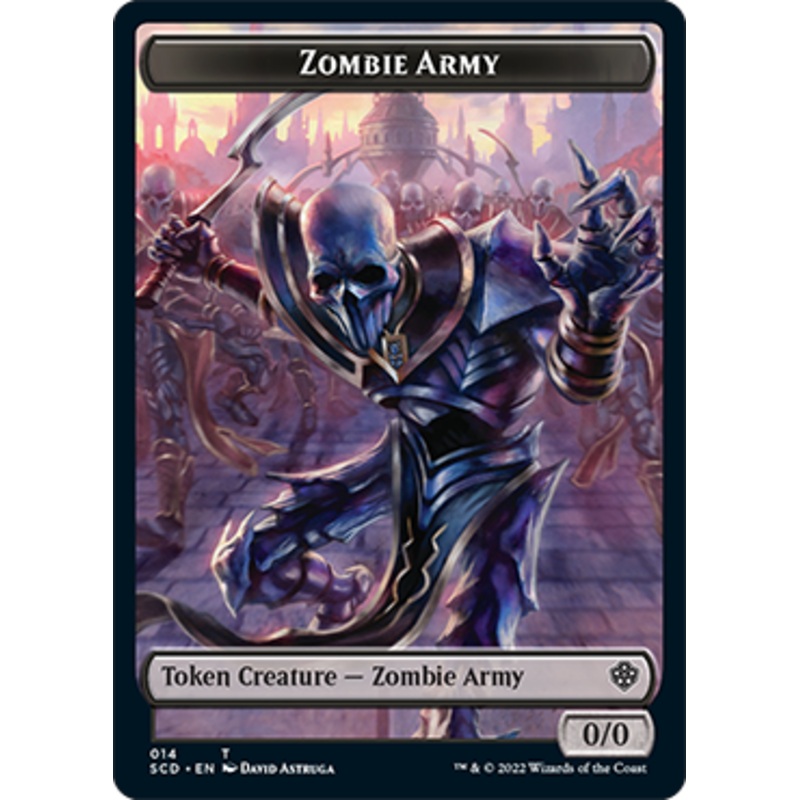 Zombie Army Double-Sided Token [Starter Commander Decks]