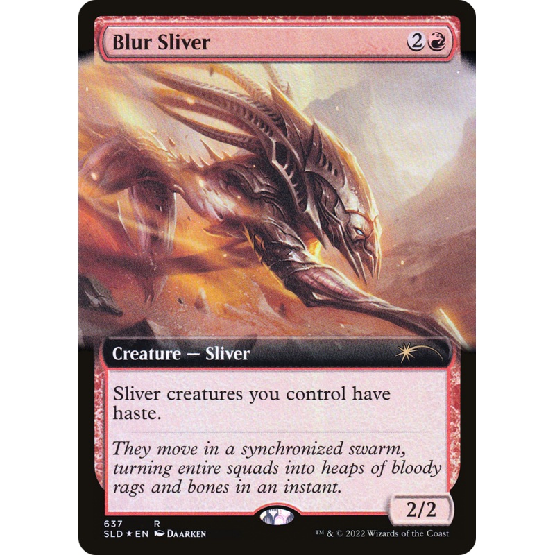 Blur Sliver (Extended Art) [Secret Lair Drop Promos]