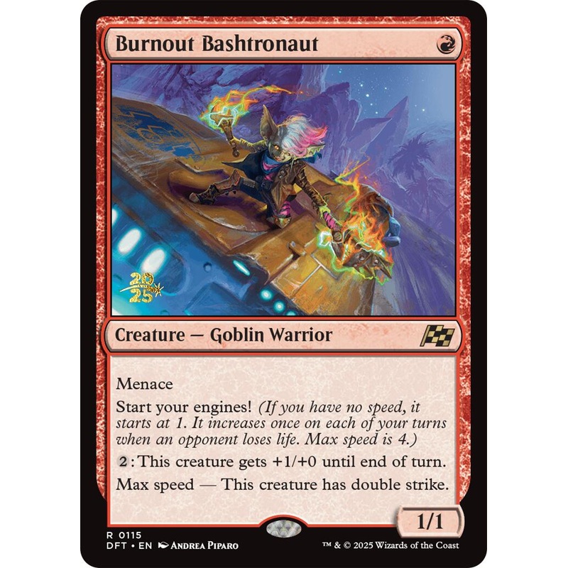 Burnout Bashtronaut [Aetherdrift Prerelease Promos]