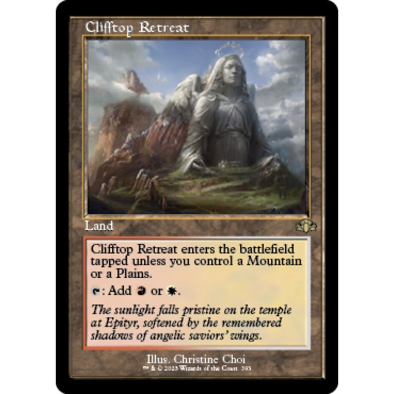 Clifftop Retreat (Retro) [Dominaria Remastered]