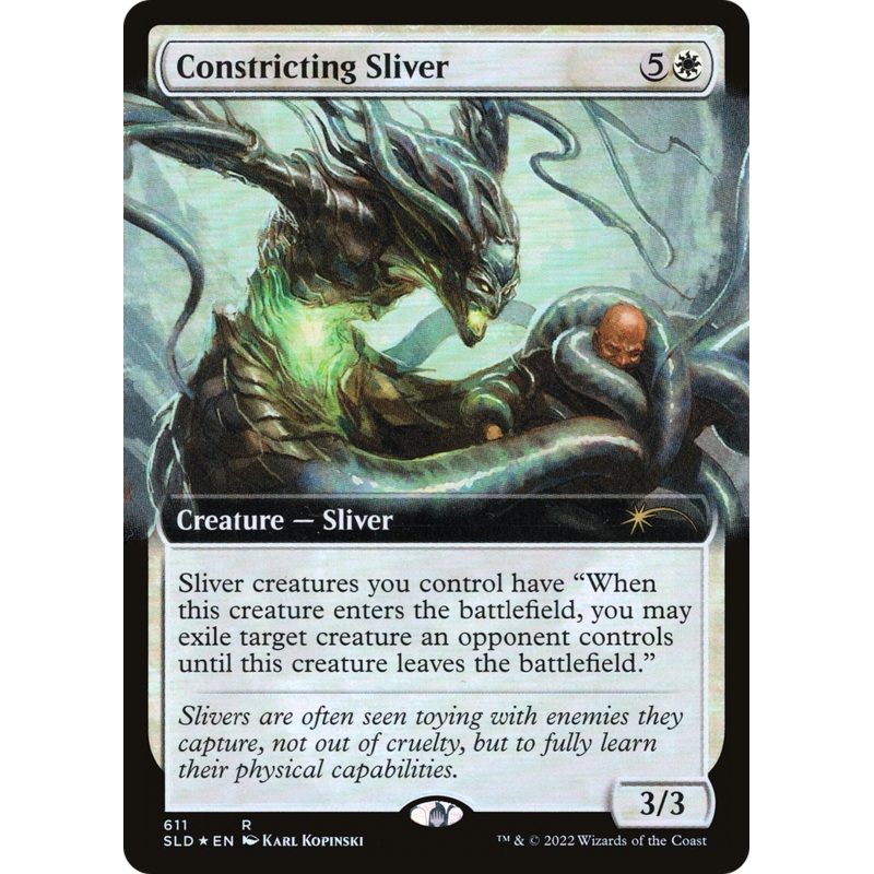 Constricting Sliver (Extended Art) [Secret Lair Drop Promos]