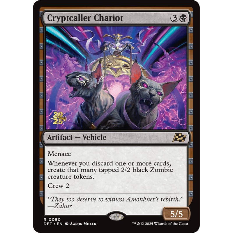 Cryptcaller Chariot [Aetherdrift Prerelease Promos]