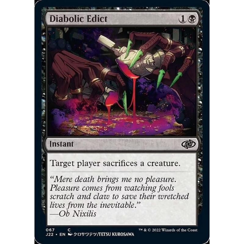 Diabolic Edict [Jumpstart 2022]