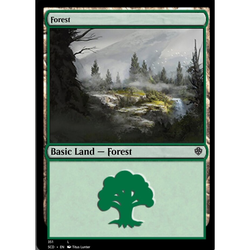 Forest (351) [Starter Commander Decks]