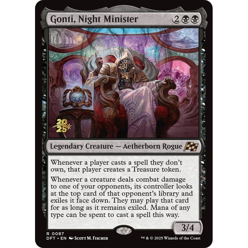 Gonti, Night Minister [Aetherdrift Prerelease Promos]