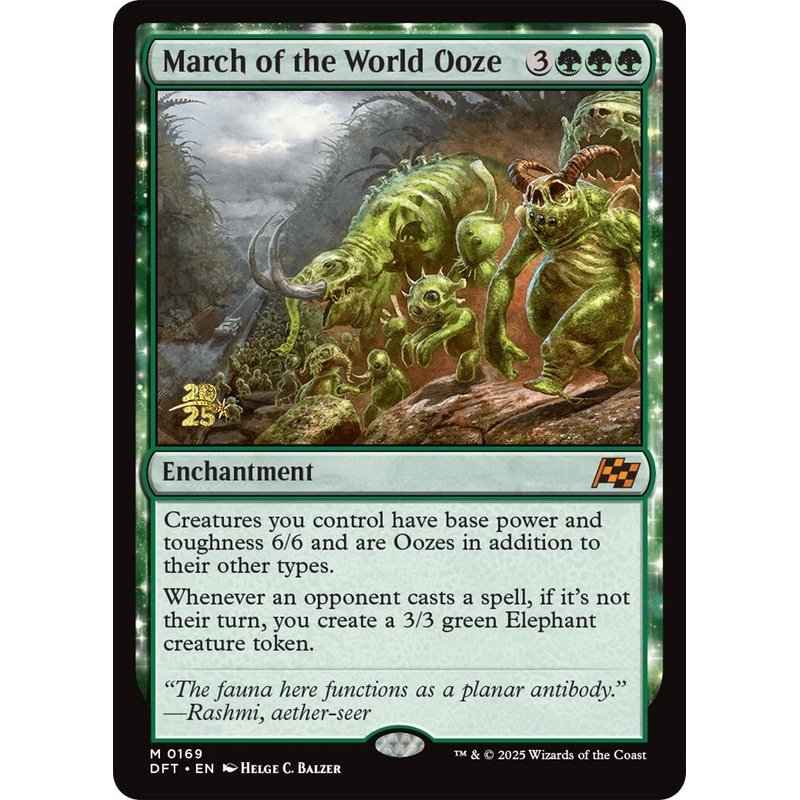 March of the World Ooze [Aetherdrift Prerelease Promos]