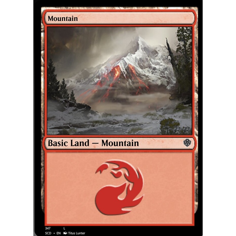 Mountain (347) [Starter Commander Decks]