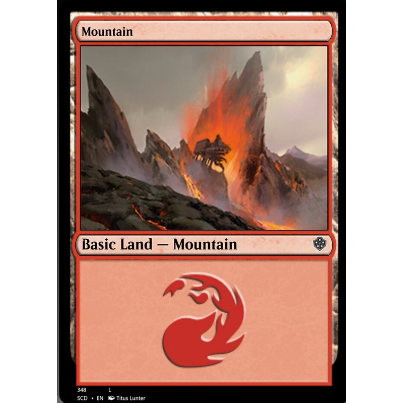 Mountain (348) [Starter Commander Decks]