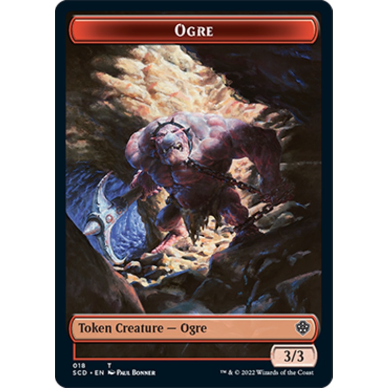 Ogre // Zombie Double-Sided Token [Starter Commander Decks]