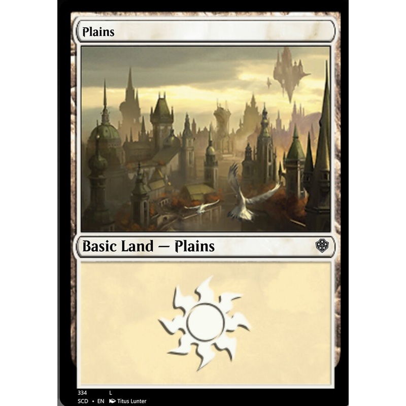 Plains (334) [Starter Commander Decks]