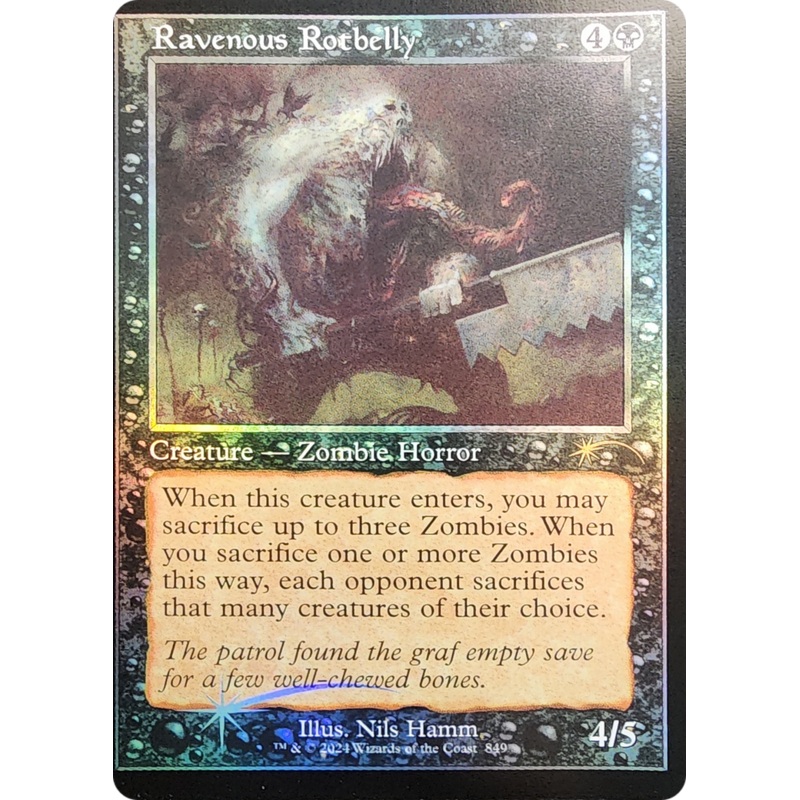Ravenous Rotbelly (Retro Frame) [Secret Lair Drop Series]
