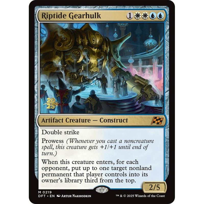 Riptide Gearhulk [Aetherdrift Prerelease Promos]