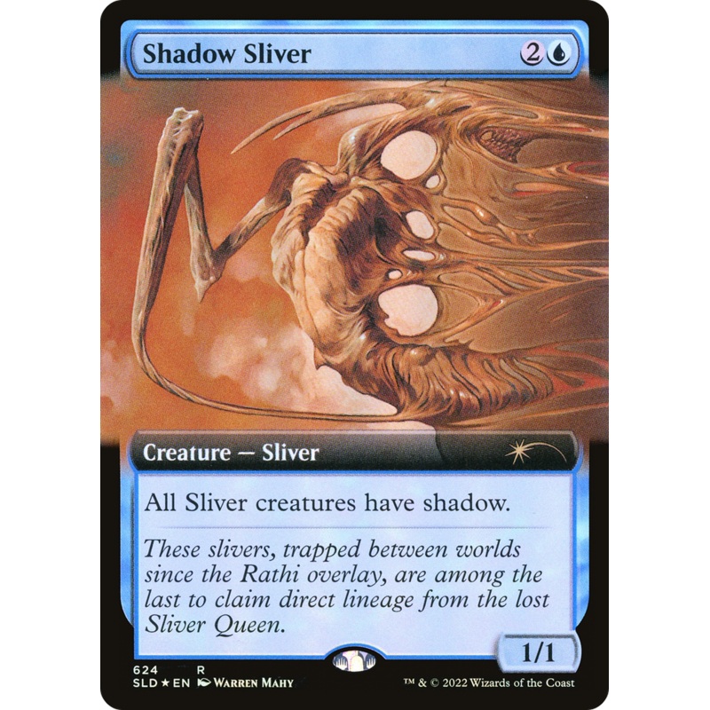 Shadow Sliver (Extended Art) [Secret Lair Drop Promos]