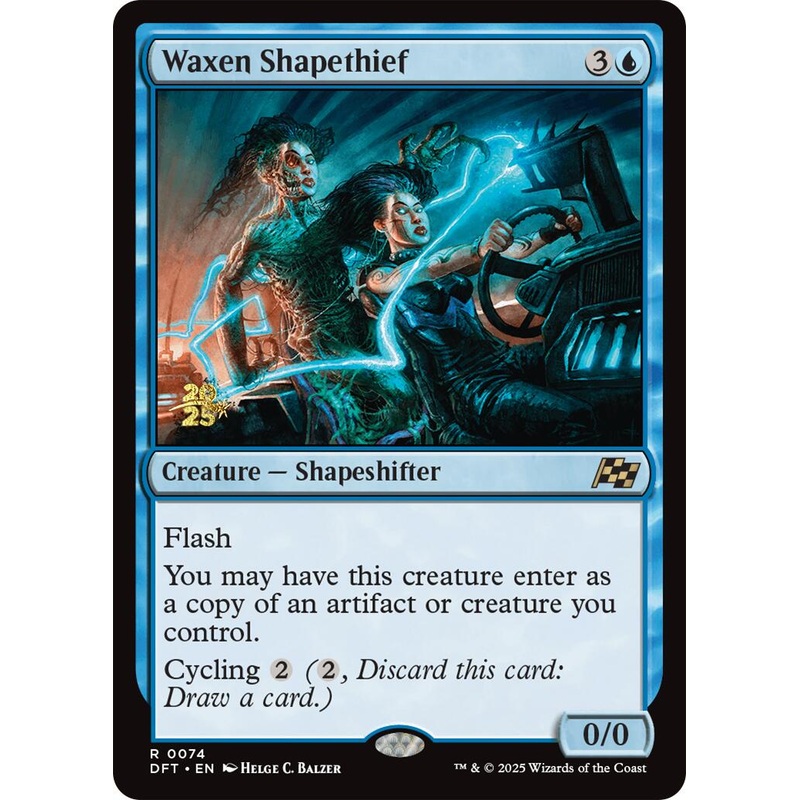 Waxen Shapethief [Aetherdrift Prerelease Promos]