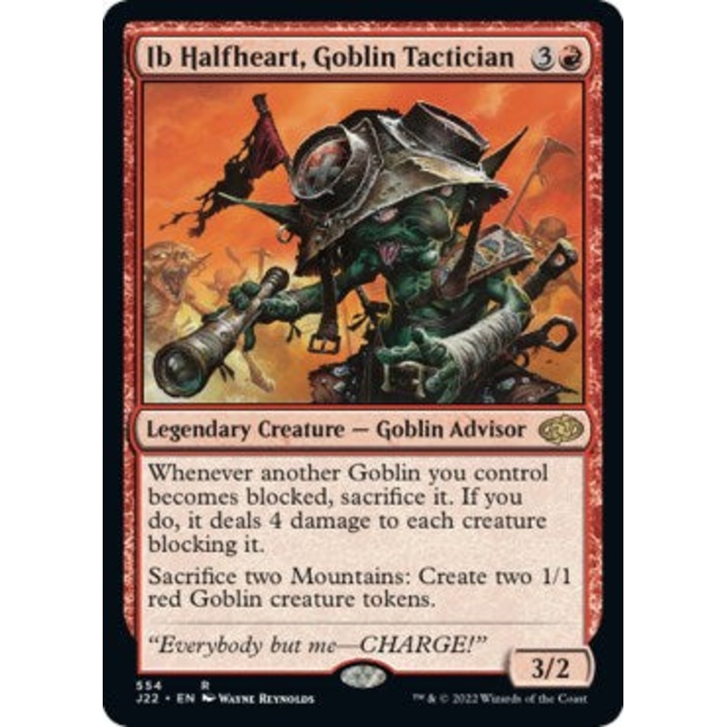 Ib Halfheart, Goblin Tactician [Jumpstart 2022]