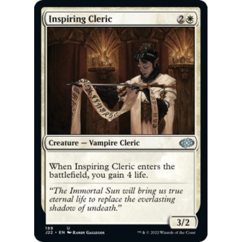 Inspiring Cleric [Jumpstart 2022]