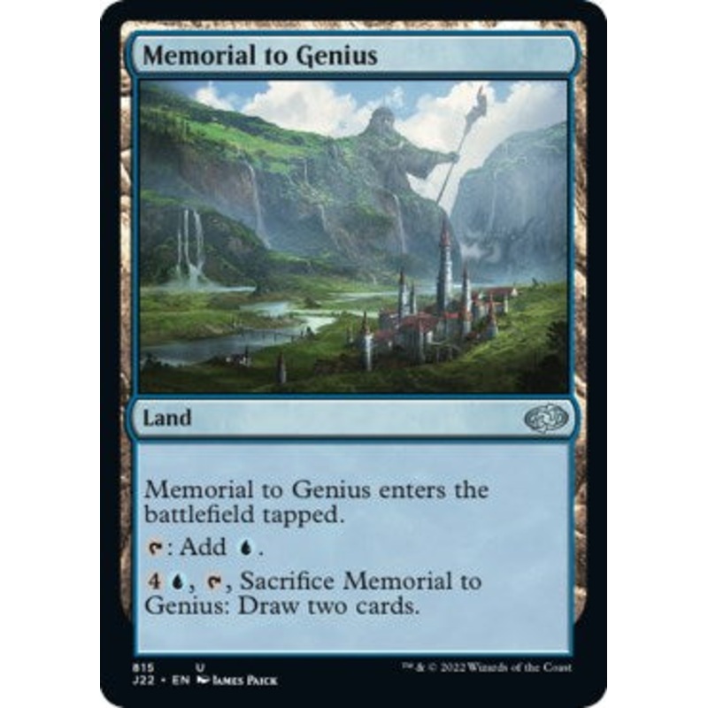 Memorial to Genius [Jumpstart 2022]
