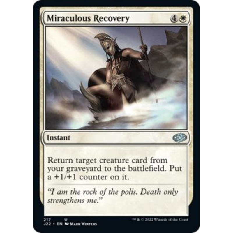 Miraculous Recovery [Jumpstart 2022]