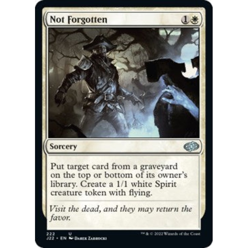 Not Forgotten [Jumpstart 2022]