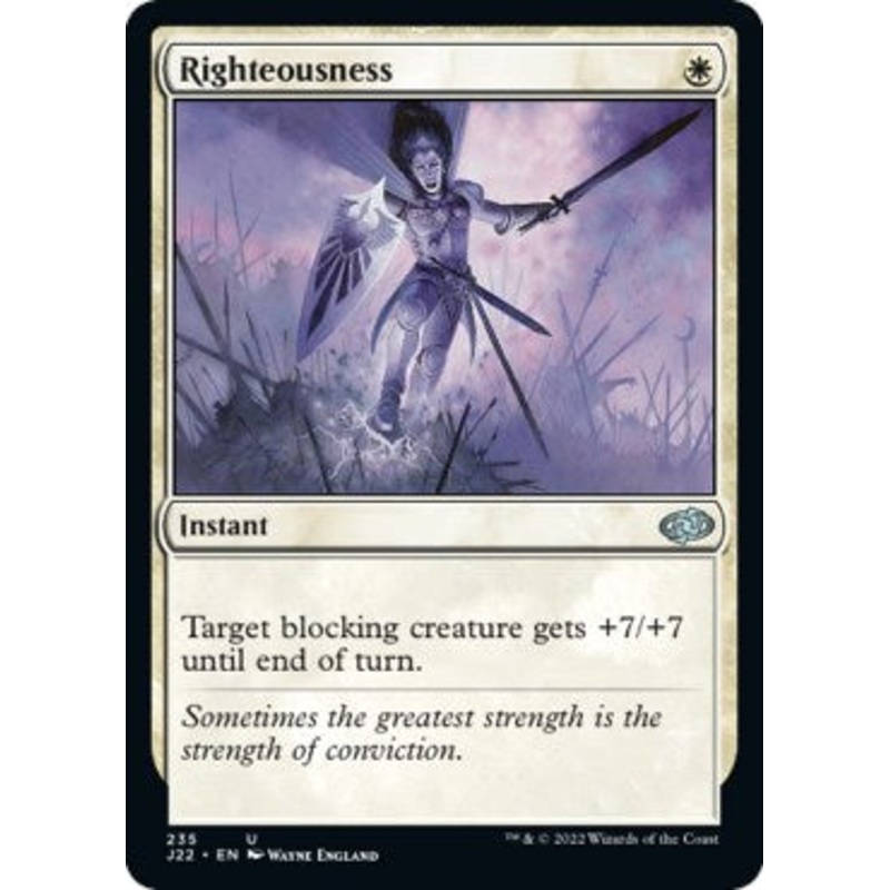 Righteousness [Jumpstart 2022]