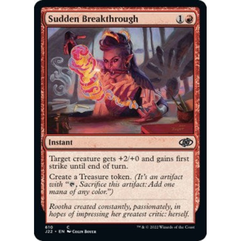 Sudden Breakthrough [Jumpstart 2022]