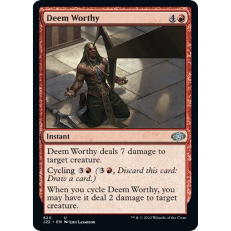 Deem Worthy [Jumpstart 2022]