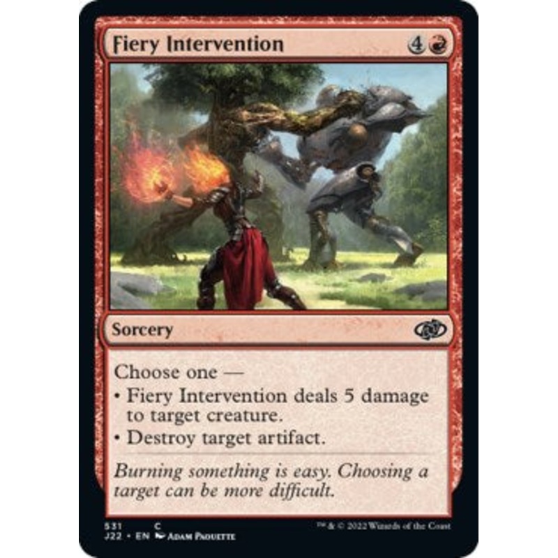 Fiery Intervention [Jumpstart 2022]