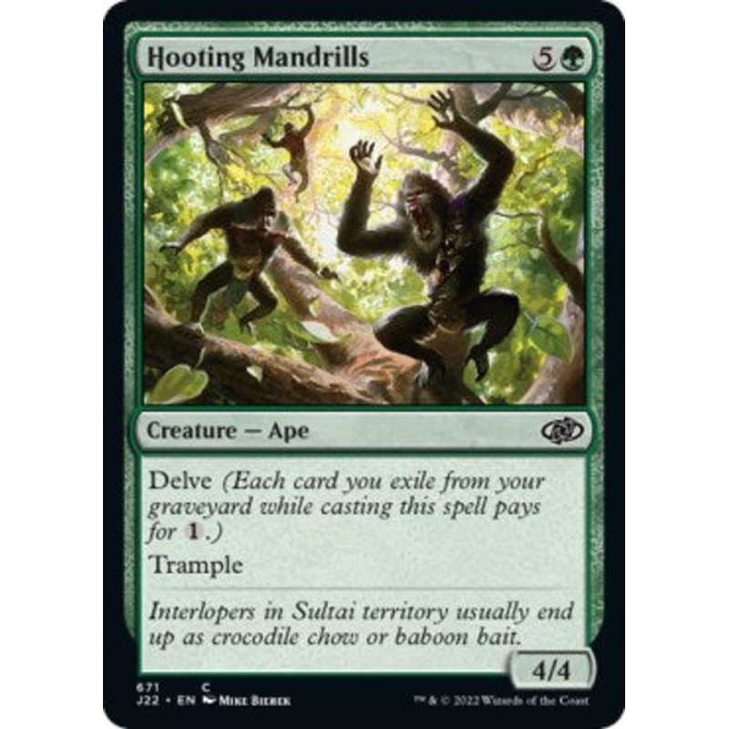 Hooting Mandrills [Jumpstart 2022]