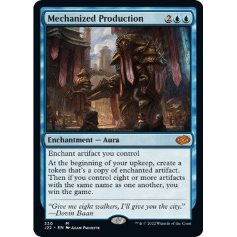 Mechanized Production [Jumpstart 2022]