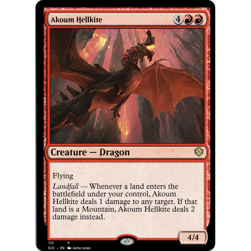 Akoum Hellkite [Starter Commander Decks]