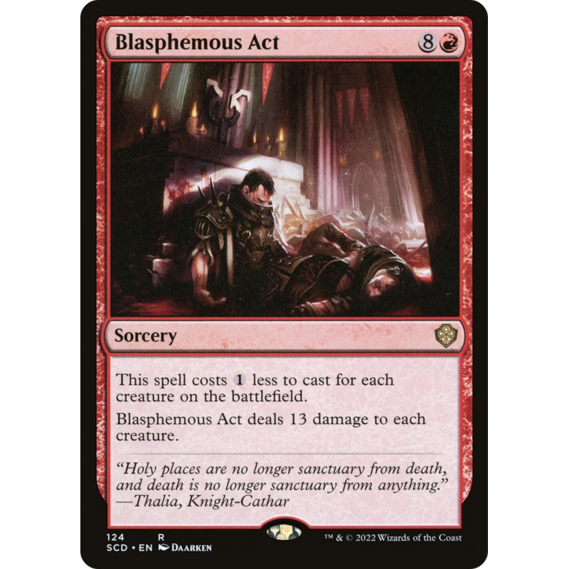 Blasphemous Act [Starter Commander Decks]